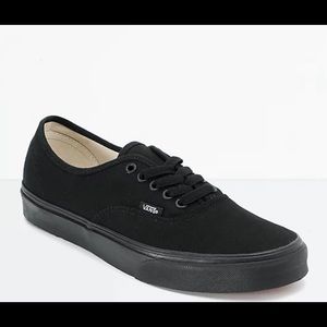 All black Vans